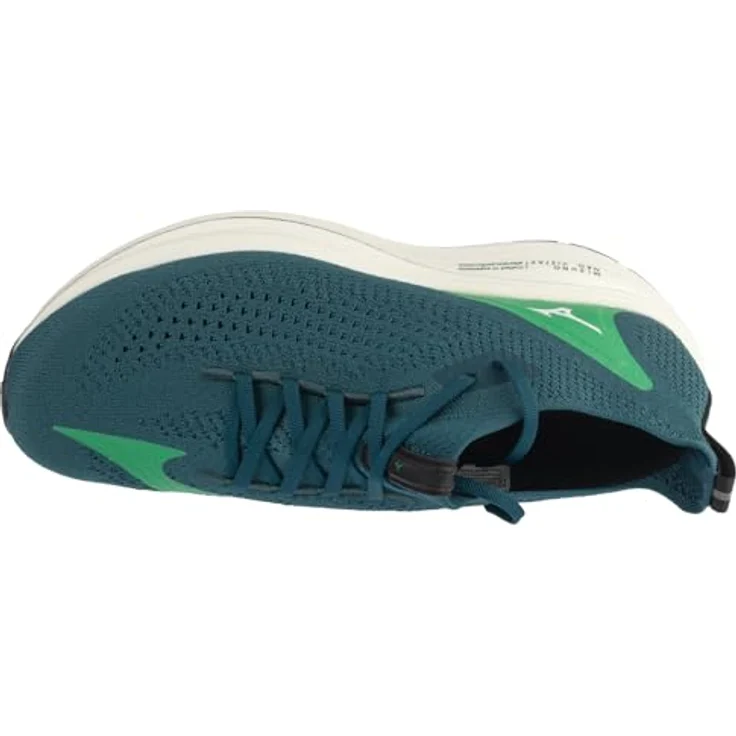 Mizuno Herren Laufschuhe NEO VISTA 2 - J1GC2534, Fortschrittliches Dämpfungssystem, hervorragende Haftung, atmungsaktive Materialien, dunkelgrün, Größe 43 – Bild 3