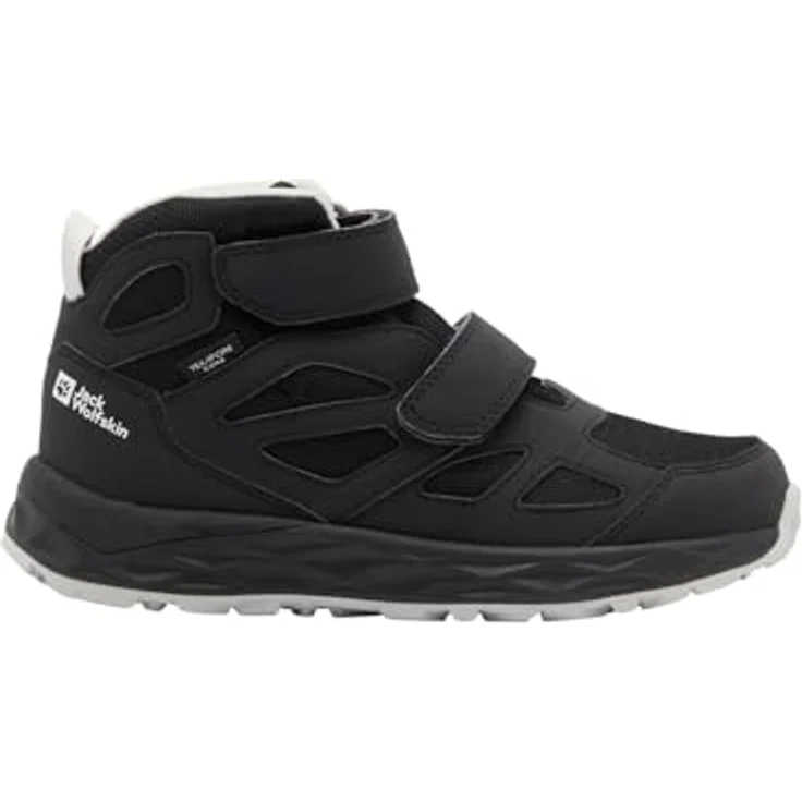 Jack Wolfskin WOODLAND 2 TEXAPORE MID VC K, Wasserdichter Wanderschuh mit Klettverschluss und Gummisohle – Bild 2