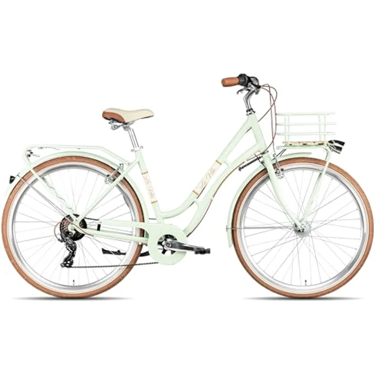 Maxim La Vita Citybike Damenrad, 28 Zoll mit Straßenausstattung, montiert und durchgecheckt – Bild 1