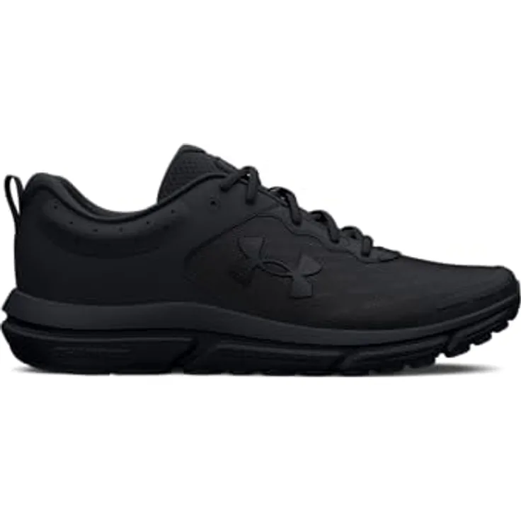 Under Armour Charged Assert 10 Laufschuhe, Herren Sneaker mit atmungsaktivem Obermaterial, Charged Cushioning und Schuhgröße 42.5 EU, schwarz