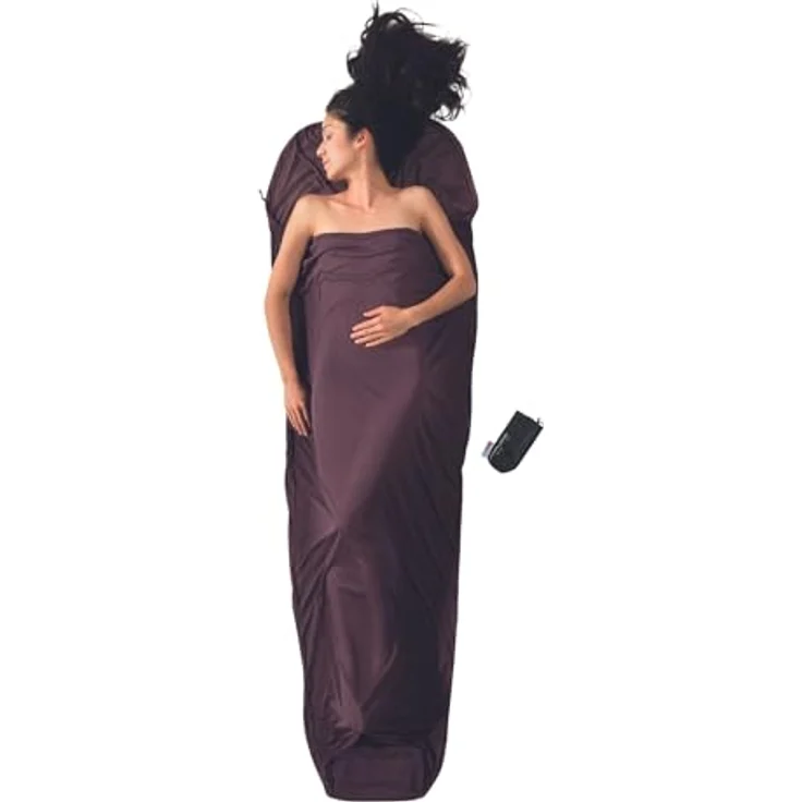 Cocoon MummyLiner Schlafsack, Thermolite Performer, 220 cm, extrem leicht, optimale Wärmeleistung, hautfreundlich, inkl. Packbeutel – Bild 1