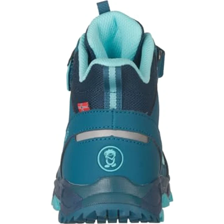 Trollkids Hiker Mid Tronfjell, Robuster Wanderschuh für Herren und Damen mit Schnellschnürung, knöchelhoch – Bild 4