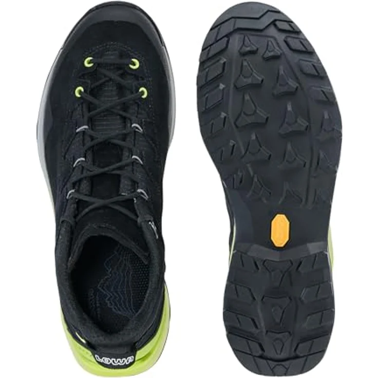 Lowa Explorer GTX LO Herren Wanderschuhe, atmungsaktive GORE-TEX®-Membran, rutschhemmende Vibram®-Sohle, 42.5 EU, Multicolor-Design – Bild 6