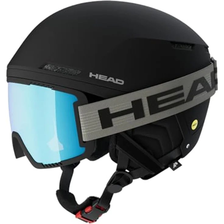 HEAD COMPACT EVO MIPS Skihelm M/L, Schwarz, mit Sphere Fit System und Windkanal-Entlüftung – Bild 5