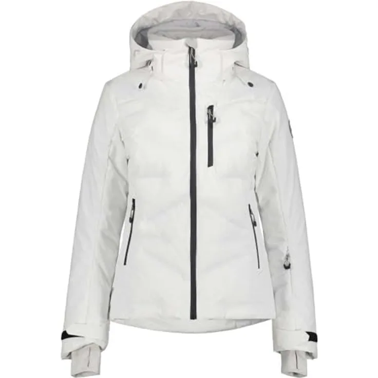 Icepeak Flovilla I Jacke, wasserdicht und atmungsaktiv, Weiß, Größe 42