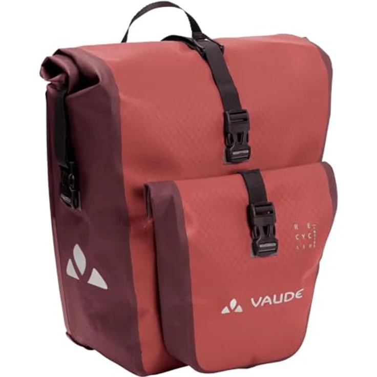 VAUDE Aqua Back Plus Single (Rec), wasserdichte Fahrradtasche mit Rollverschluss und geräumigem Hauptfach – Bild 1