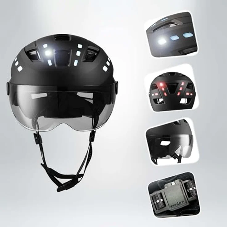 Crazy Safety Crazy Safety Willow, Velohelm 55-61 cm mit ergonomischem Design und integrierten Sicherheitsmerkmalen – Bild 4