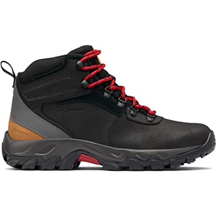 Columbia NEWTON RIDGE PLUS II WATERPROOF, Herren Wanderstiefel aus Leder und Mesh, wasserdicht, schwarz, Größe 17 – Bild 6