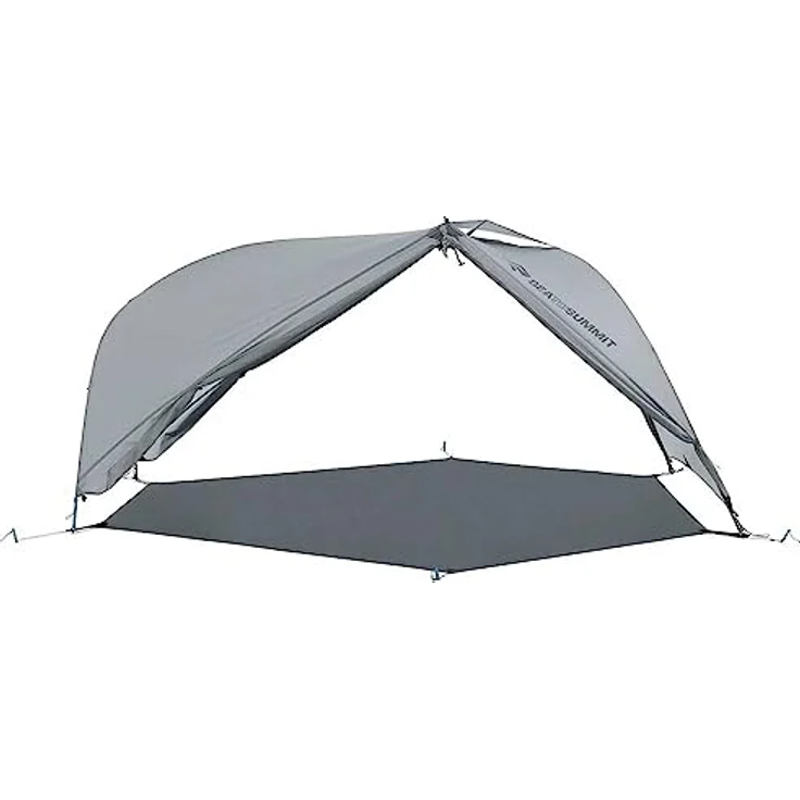 Sea to Summit Telos TR3 Bigfoot Zeltunterlage grau, leichte Polyester-Unterlage mit Maßen 236 x 190.5 x 157 cm – Bild 1