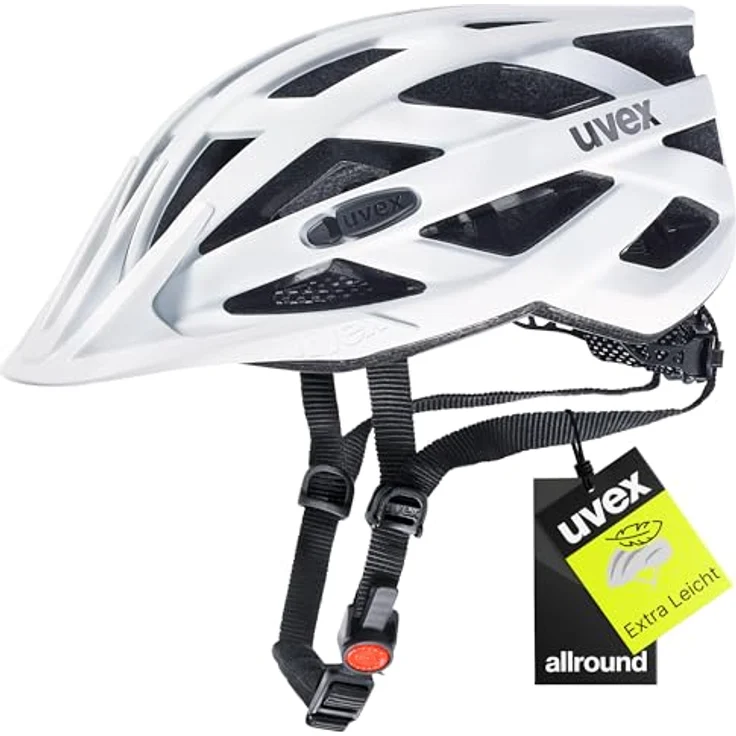 Uvex i-vo cc, Leichter Allround-Fahrradhelm mit MIPS, Belüftungssystem und 3D IAS Anpassung, mattweiß, Größe 52-57 – Bild 1