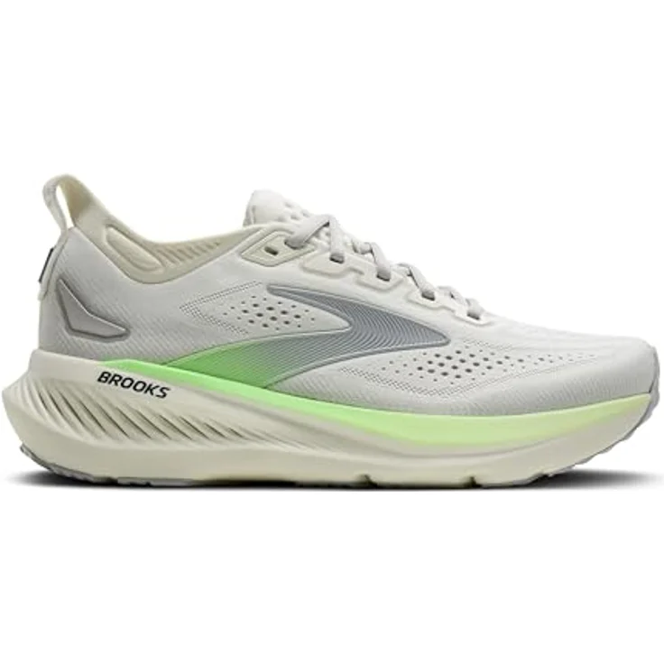 Brooks Glycerin 23, Neutrale Laufschuhe mit DNA Tuned-Dämpfung, Grey/Green/Black, Größe 45.5 – Bild 5
