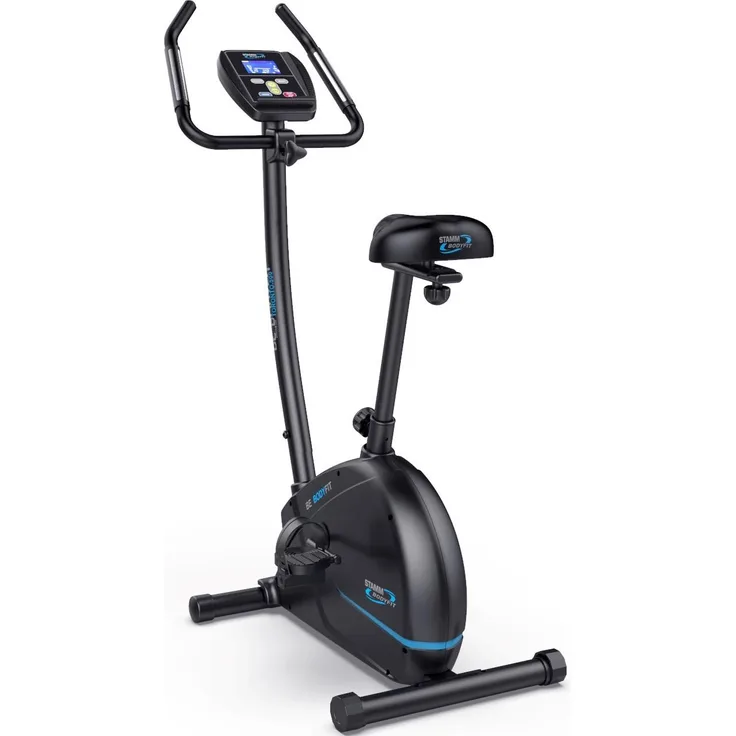 Stamm Bodyfit Ergometer Toronto.500, Motorsteuerung mit 24 Widerstandsstufen, flüsterleises Magnetbremssystem, Bluetooth, höhenverstellbarer Komfortsattel