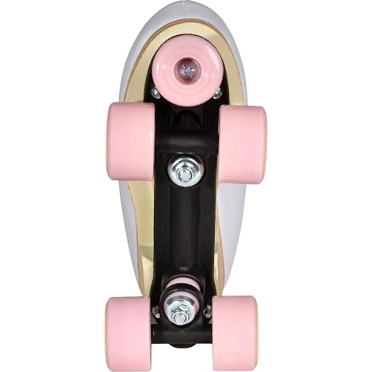 Playlife Classic Pale Rose, Rollschuhe für Mädchen, verstellbar Größe 32, Rosa mit gepolstertem Liner und PU-Rädern – Bild 5