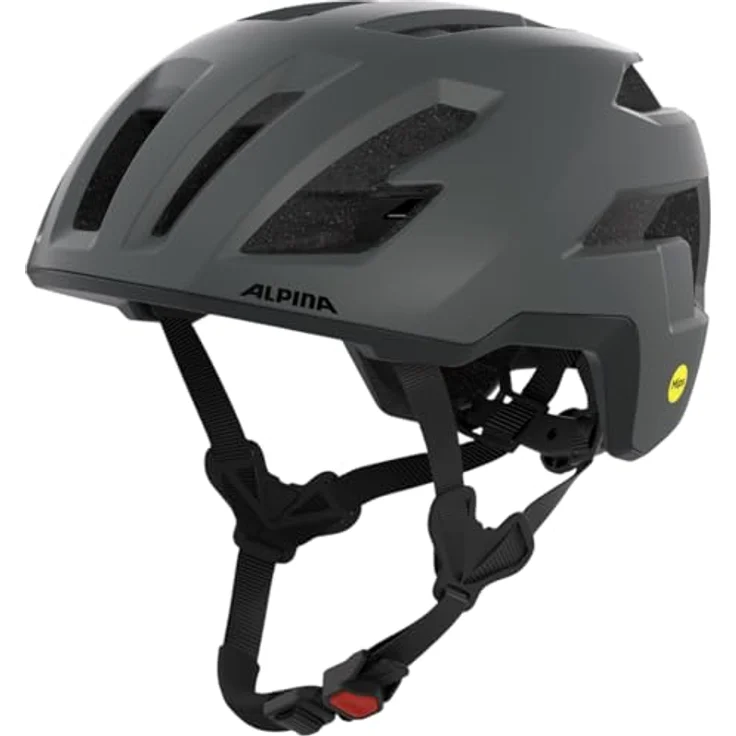 Olympic Sportswear Alpina Taunus Gravel MIPS Helm, leicht und sicher, Mid Grey – Bild 1