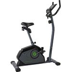 Tunturi Cardio Fit B40 Heimtrainer Fahrrad/Fitnessfahrrad/Hometrainer Fahrrad Trainer mit niedrigem Einstieg + LCD-Bildschirmanzeige und Tablethalterung - Schwarz