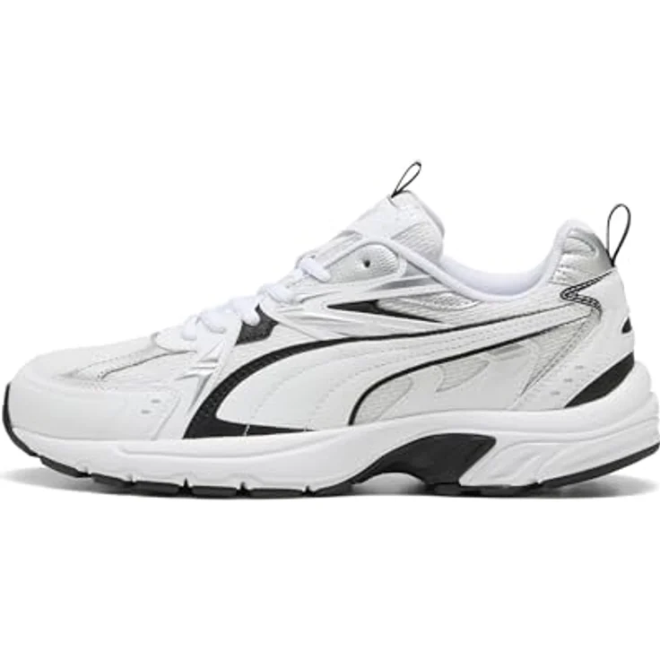 PUMA Milenio Tech Laufschuhe, bequeme Passform mit SOFTFOAM+ und IMEVA, Weiß, EU 44 – Bild 1