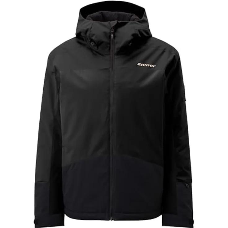 ZIENER Taraino-Z, Herren Skijacke mit ZIENER AQUASHIELD® Membran, atmungsaktiv, wasser- und winddicht, grau – Bild 1