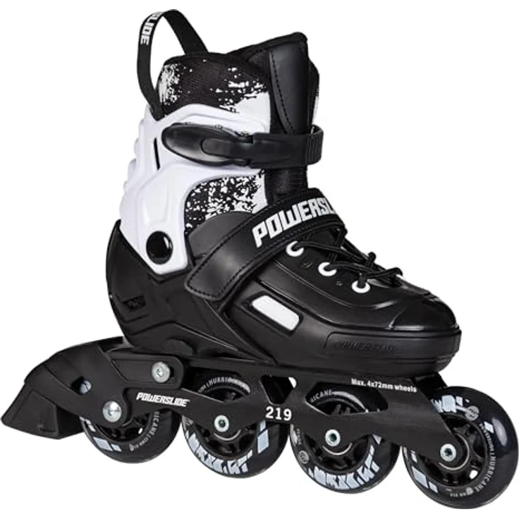 Powerslide Khaan Magic Adjustable Kinder-Inlineskates, Schwarz, verstellbar, EU 39-42 – Bild 1