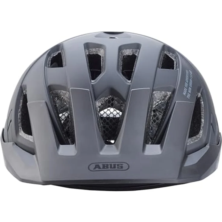 ABUS Urban-I 3.0 ACE, sportlicher Fahrradhelm mit LED-Rücklicht, verlängerter Schirm und Magnetverschluss, Schwarz, Größe L – Bild 3