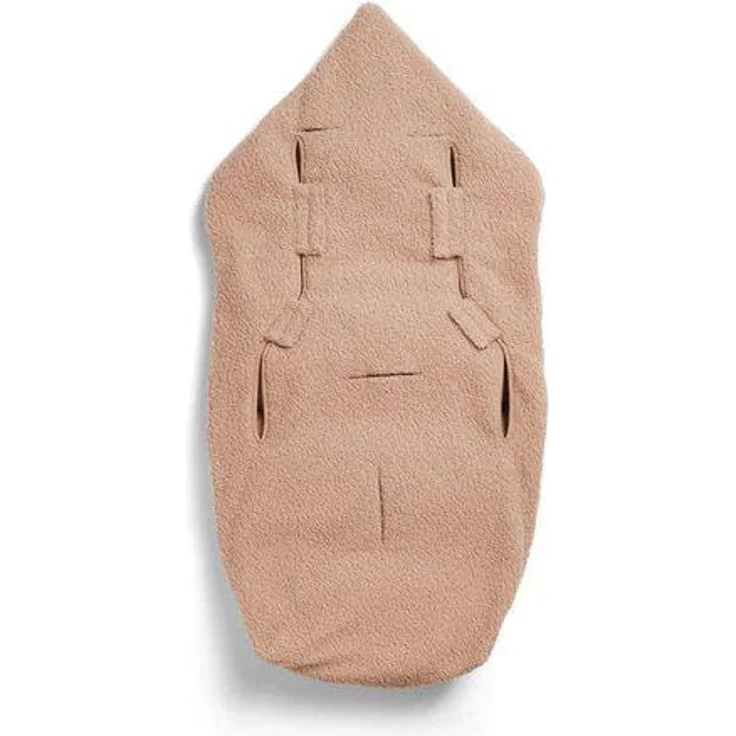 Elodie Schlafsack, universelle Passform für Babyschalen, wattiertes Obermaterial, Wendekapuze, maschinenwaschbar, 86 cm, grau – Bild 5
