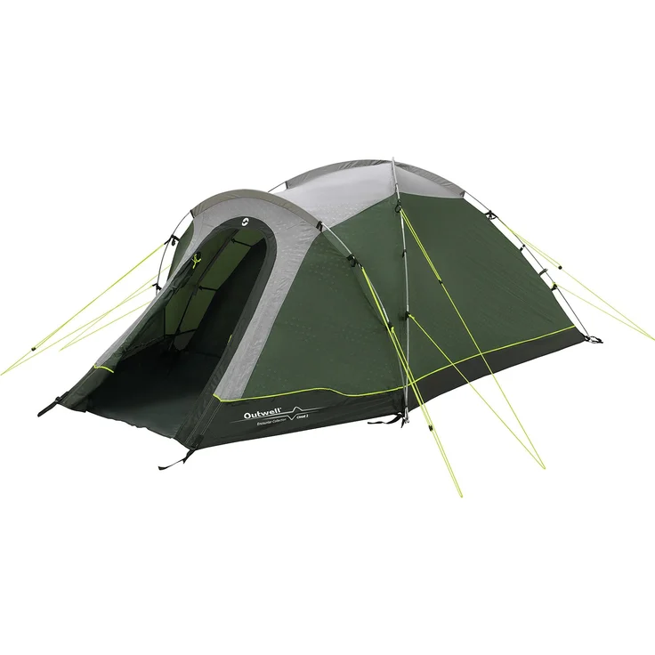 Outwell Cloud 2, Kuppelzelt für 2 Personen, wetterfest für drei Jahreszeiten, 4.40 kg, robuster Duratec Fiberglasrahmen