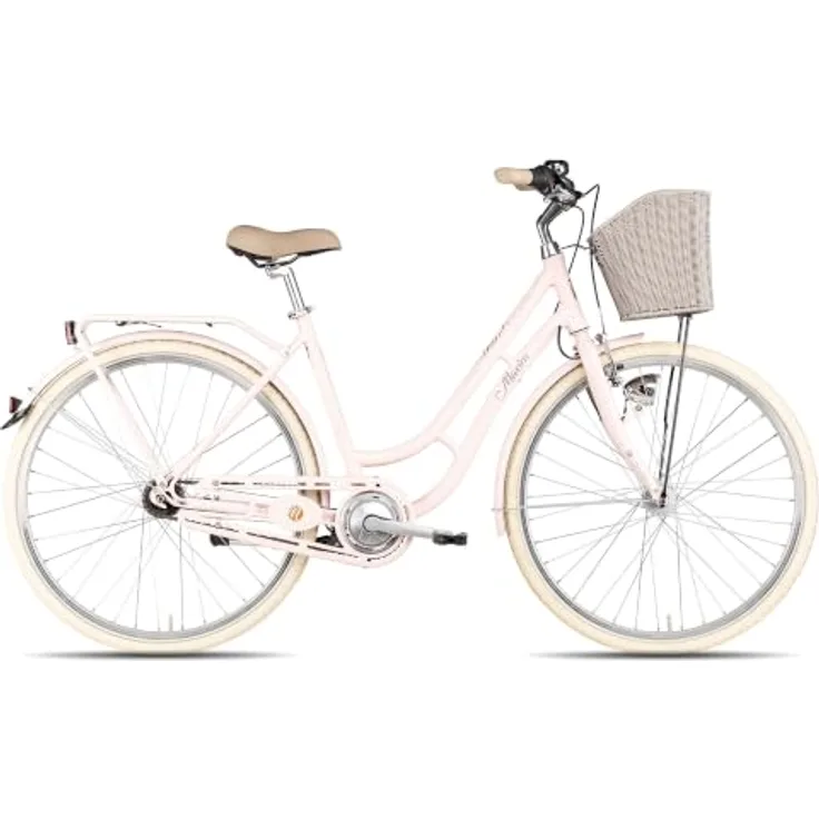 Maxim Anno 1902 Wave, Cityrad mit 7-Gang Shimano Nexus Schaltung, Rücktritt, violett/rosa