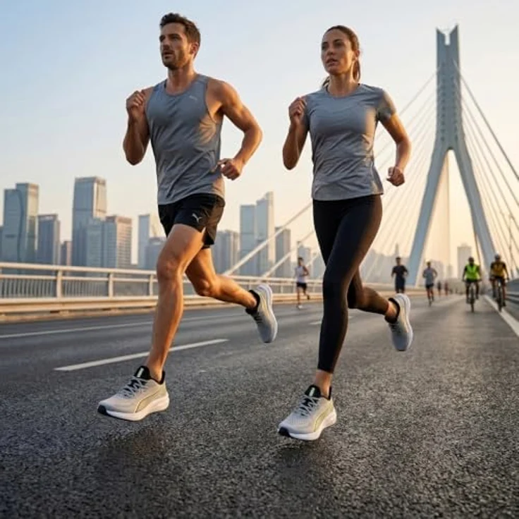 Puma Skyrocket Lite 2, Laufschuhe für Herren mit ultraleichter PUMALITE Dämpfung und SOFTFOAM+ Innensohle, schwarz – Bild 6
