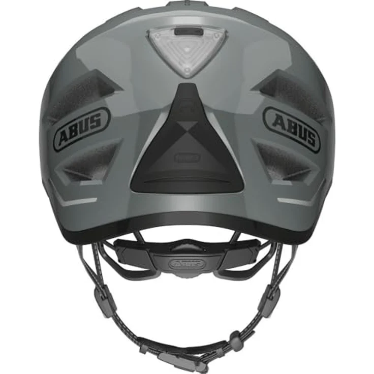 Abus Pedelec 2.0, Velohelm für Stadtverkehr (52 - 57 cm) mit integrierter Regenhaube und aufladbarem Licht – Bild 3