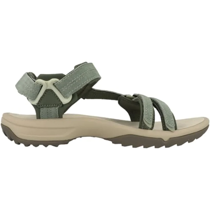 Teva Terra Fi Lite Suede Damen Trekkingsandale, wasserabweisend mit Gummi-Sohle und Klettverschluss – Bild 3