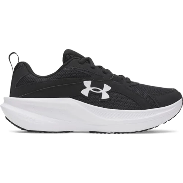Under Armour Ua W Assert 11, Damen Laufschuhe mit Atmungsaktivem Stretch-Mesh, Schwarze Farbe, Größe 7.5 – Bild 5