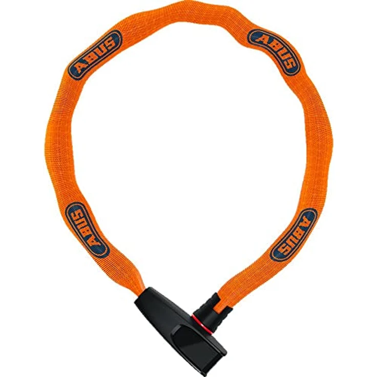 Abus Catena 6806 Neon, Veloschloss (85 cm) aus 6 mm gehärtetem Stahl mit hochwertigem Schließzylinder – Bild 1