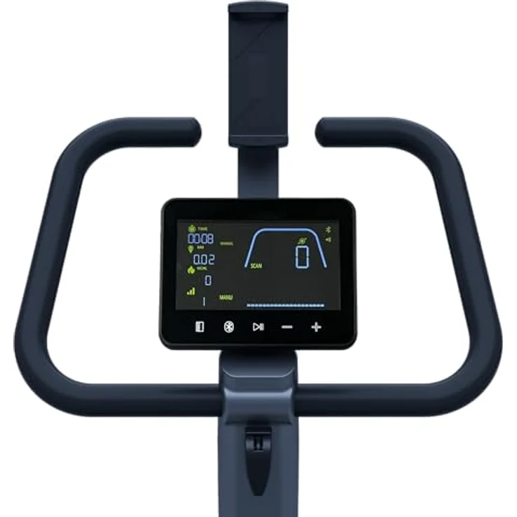 KETTLER SPORT Ergometer HOI RIDE+ STONE | Induktionsbremssystem mit bis zu 350 Watt Spitzenleistung | 20 Trainingsprogramme, interaktives Training mit Apps – Bild 2