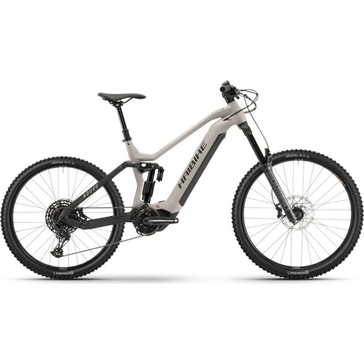 Haibike NDURO 6, Fully Mountainbike mit Yamaha PW-X3 Motor, 720 Wh Batterie, Mullet-Setup, urban grey