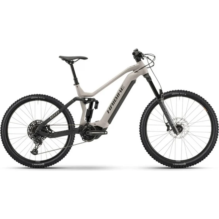 Haibike NDURO 6, Fully Mountainbike mit Yamaha PW-X3 Motor, 720 Wh Batterie, Mullet-Setup, urban grey
