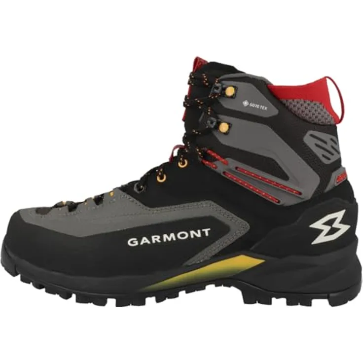 Garmont Akron Mid GTX, Wanderschuhe für Herren mit Michelin-Offroad-Sohle und HEEL LOCK System, Schwarz