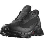 Salomon Alphacross 5 GTX, Damen Laufschuhe mit GORE-TEX-Membrane und Contagrip Außensohle, Schwarz (40 2/3)