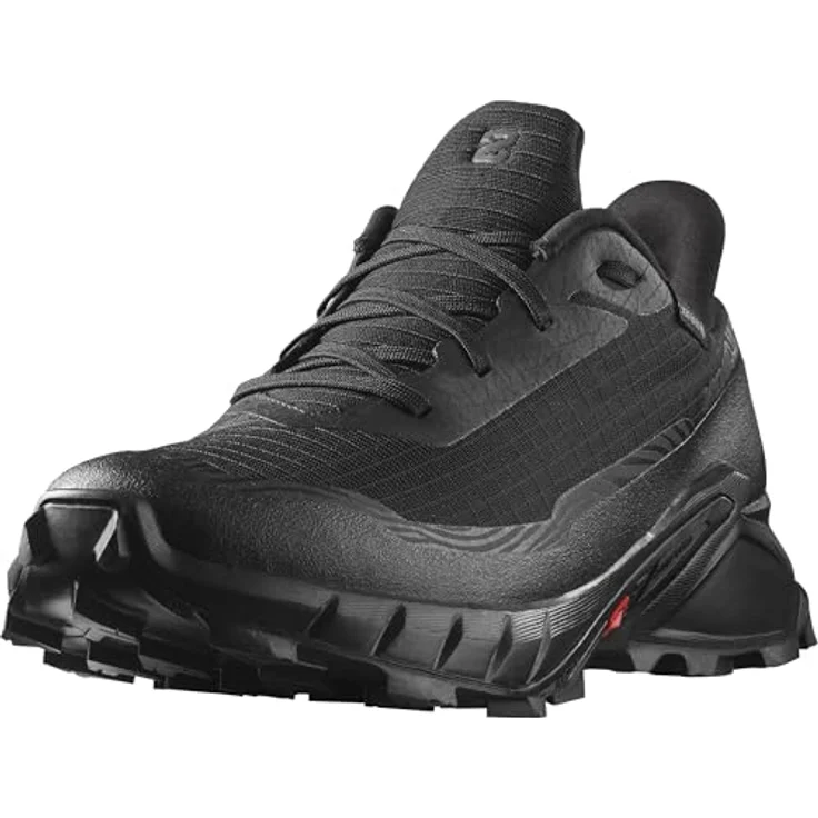 Salomon Alphacross 5 GTX Damen Wanderschuh, wasser- und winddicht mit GORE-TEX, Schwarz, Größe 4.5 – Bild 1