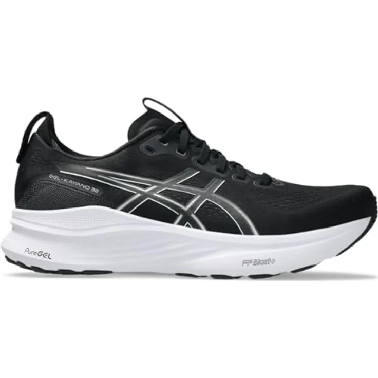 Asics GEL-Kayano 32, Laufschuhe für Herren mit GEL-Dämpfung, schwarz-weiß, Größe 42,5 EU – Bild 9