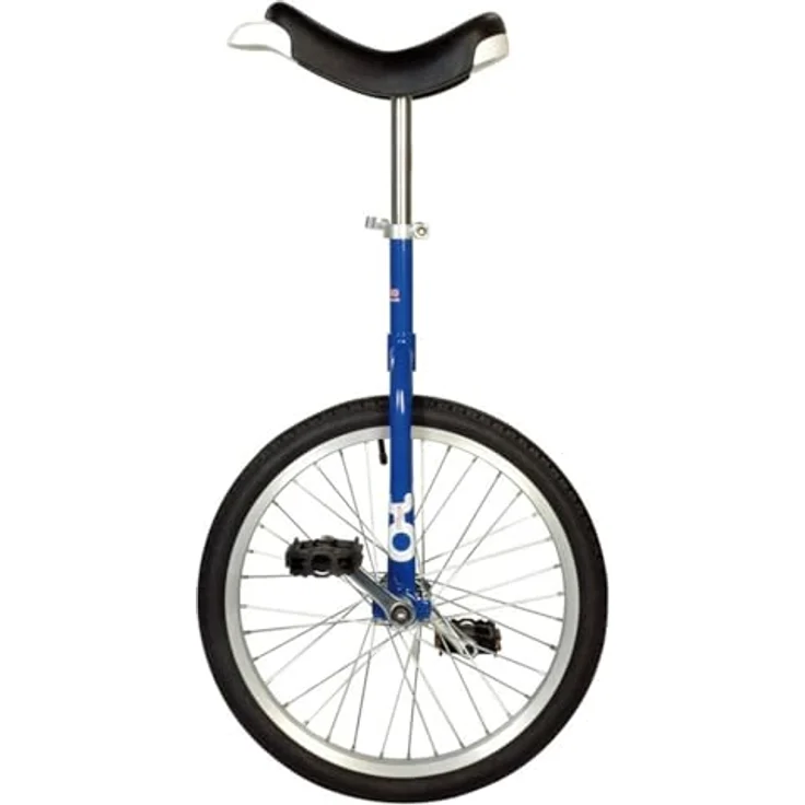QU-AX Luxus Einrad Blau One Size, Sattel mit griff, Bequemer sattel mit austauschbaren ecken, Schnellspanner, Hohe Qualität – Bild 2