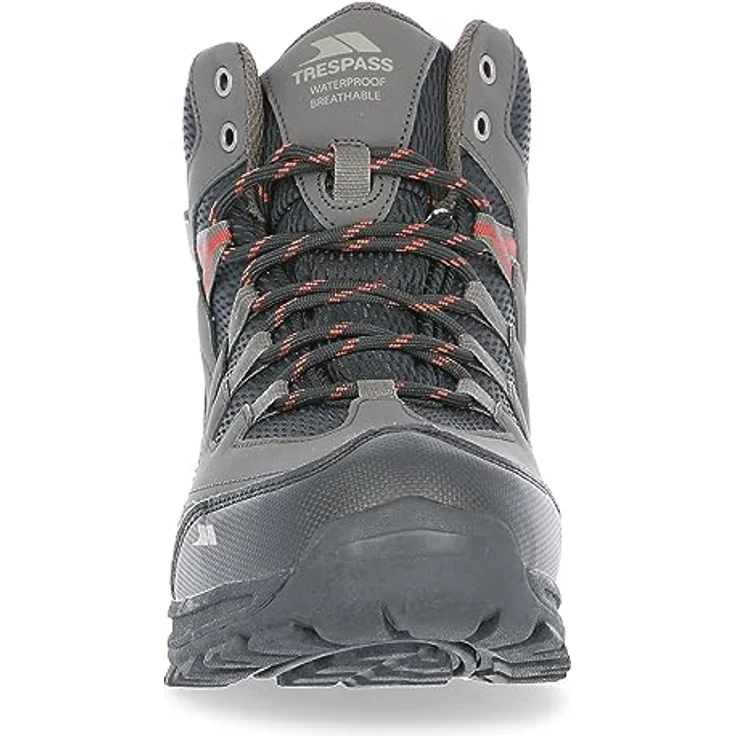 Trespass Herren Finley Mid, Wasserdichte Wanderschuhe mit Knöchelunterstützung, Braun, Größe 43 – Bild 2