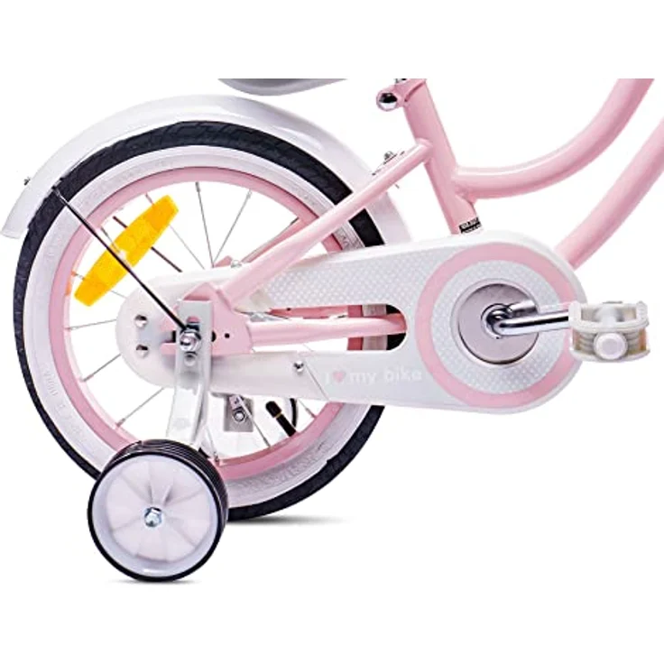 Sun Baby Heart Bike, 14 Zoll Kinderfahrrad mit Schubstange, rosa, für Gesamtgewicht bis 50 kg – Bild 3