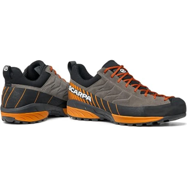 Scarpa Mescalito Titanium/Mango, Wanderschuhe für Herren, stabiler Halt und Geröllschutz, Größe 43 – Bild 5