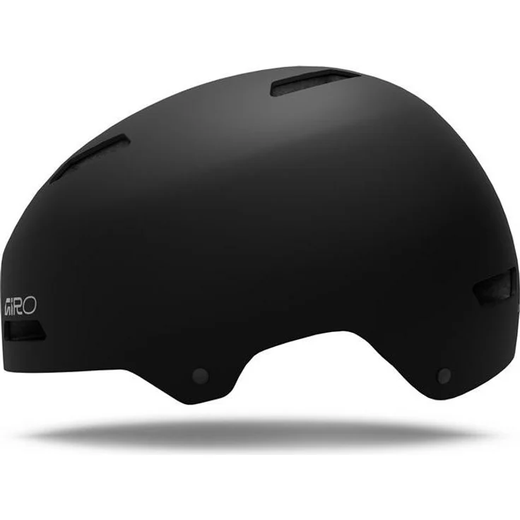 Giro Quarter FS, Fahrradhelm mit ABS-Schale und antibakterieller Polsterung, Matt Schwarz, Größe L