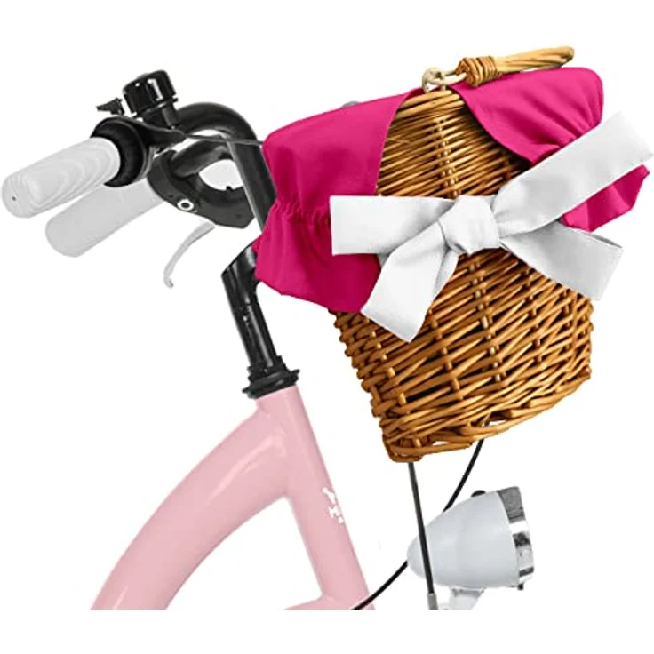 Milordbikes City-Fahrrad, Pink, Metall, 46 cm, leicht rollende 700C Reifen, integrierter Träger – Bild 6