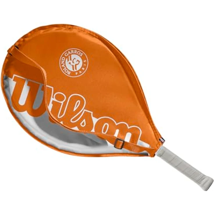 Wilson Roland-Garros 2026 Elite Jr 21 Tennisschläger, Anfängerschläger mit Halbhülle, leicht und manövrierbar, Navy/Orange, Größe 21 – Bild 4