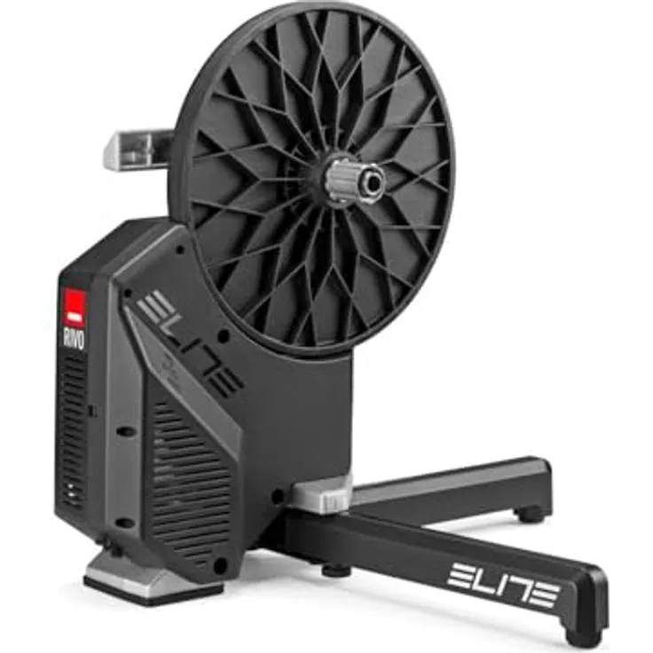 Elite Rivo Smart Trainer – Direct Drive Rollentrainer, Indoor-Cycling, WiFi + Bluetooth, ±2,5% Leistungsgenauigkeit, Ultra-Leise, Kompakt Faltbar, ohne Kassette