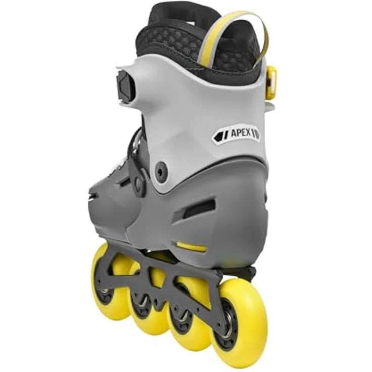Rollerblade Apex Kinder-Inlineskates, Urban und Freestyle, grau, EU 37, verstellbar mit 3- oder 4-Rollen-Setup – Bild 4