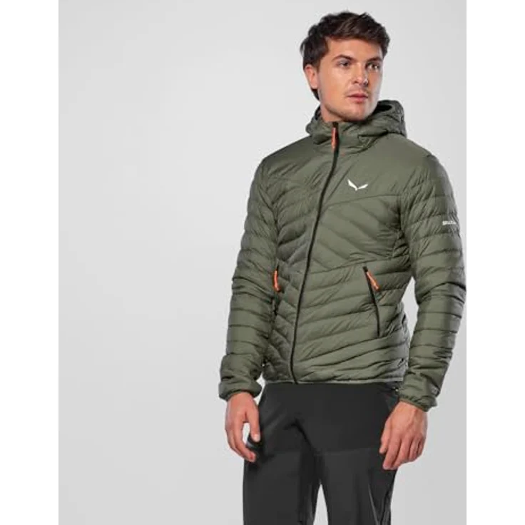 Salewa Brenta RDS Daunenjacke für Herren, leichte Skijacke, windbeständig und wasserabweisend, Grün, M – Bild 4