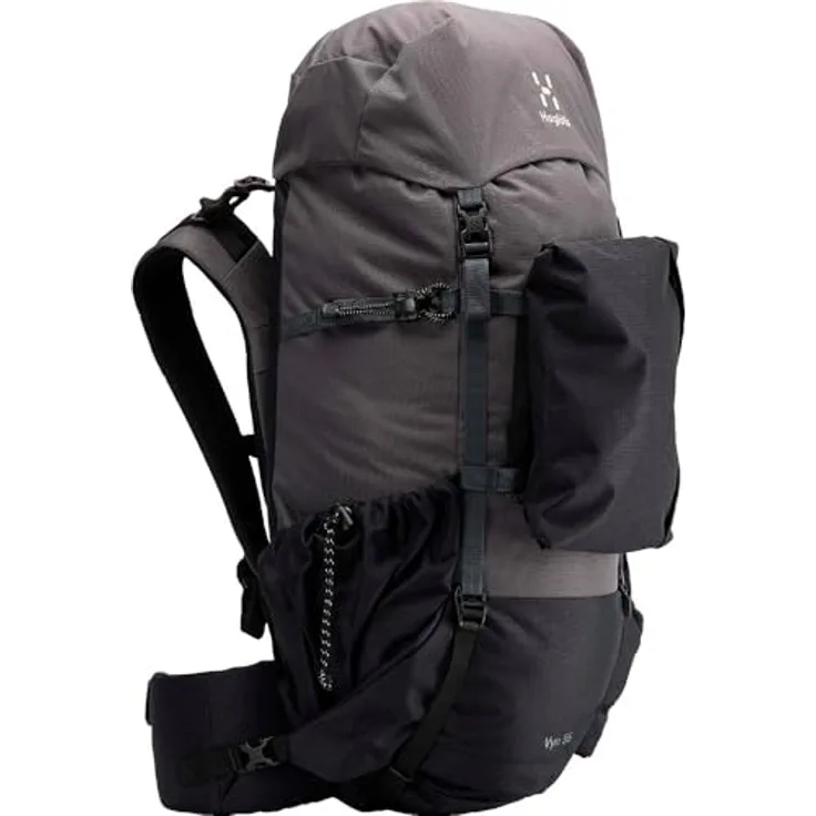 Haglöfs Vyn Wanderrucksack, 71 cm, grau, 100% Polyamid, kompakt mit 36 cm x 31 cm