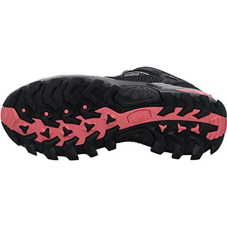 CMP Damen Wanderschuhe Marine 3Q54456-38ML, Wasserdichte Schnürschuhe aus Leder/Synth. in Blau-Bunt, Größe 39 – Bild 3